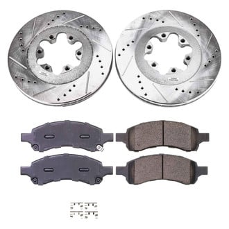 Callahan Brake Parts® - Drilled and Slotted Front Brake Kit