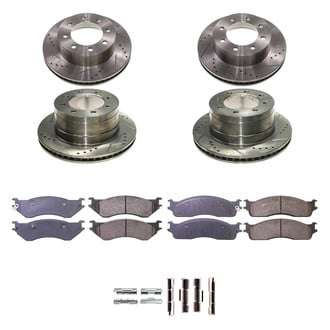 Callahan Brake Parts® - Drilled and Slotted Front and Rear Brake Kit
