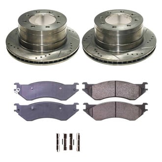 Callahan Brake Parts® - Drilled and Slotted Rear Brake Kit