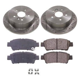 Callahan Brake Parts® - Drilled and Slotted Rear Brake Kit