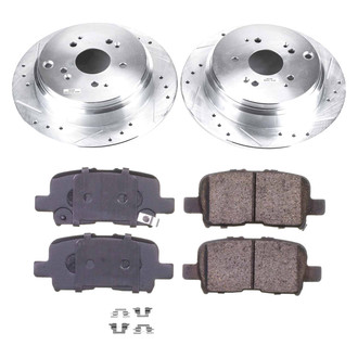 Callahan Brake Parts® - Drilled and Slotted Rear Brake Kit