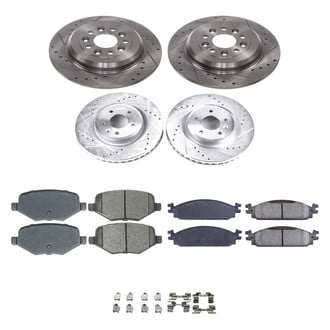 Callahan Brake Parts® - Drilled and Slotted Brake Kit