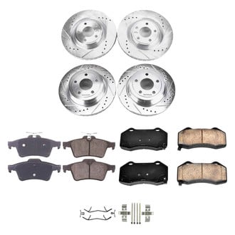 Callahan Brake Parts® - Drilled and Slotted Front and Rear Brake Kit