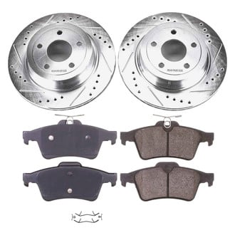 Callahan Brake Parts® - Drilled and Slotted Rear Brake Kit