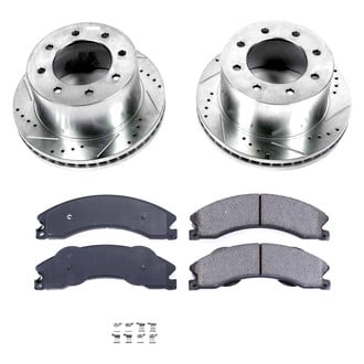 Callahan Brake Parts® - Drilled and Slotted Rear Brake Kit