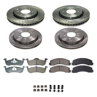 Callahan Brake Parts® - Drilled and Slotted Brake Kit