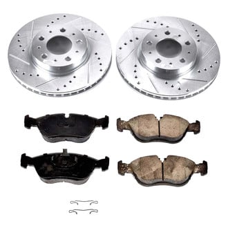 Callahan Brake Parts® - Drilled and Slotted Front Brake Kit