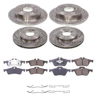 Callahan Brake Parts® - Drilled and Slotted Brake Kit