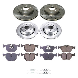 Callahan Brake Parts® - Drilled and Slotted Brake Kit