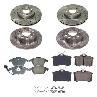 Callahan Brake Parts® - Drilled and Slotted Brake Kit