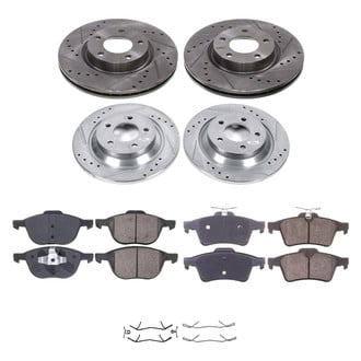 Callahan Brake Parts® - Drilled and Slotted Brake Kit