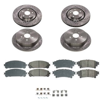 Callahan Brake Parts® - Drilled & Slotted Brake Kit
