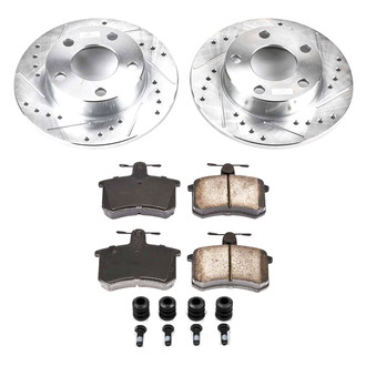 Callahan Brake Parts® - Drilled and Slotted Rear Brake Kit