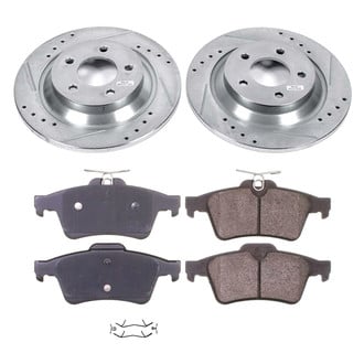 Callahan Brake Parts® - Drilled and Slotted Rear Brake Kit