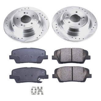 Callahan Brake Parts® - Drilled and Slotted Rear Brake Kit