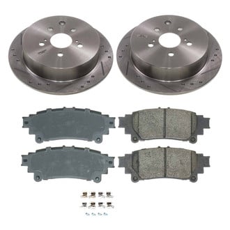 Callahan Brake Parts® - Drilled and Slotted Rear Brake Kit