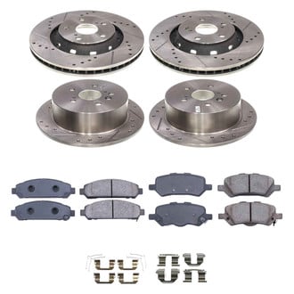 Callahan Brake Parts® - Drilled and Slotted Brake Kit