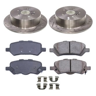 Callahan Brake Parts® - Drilled and Slotted Rear Brake Kit