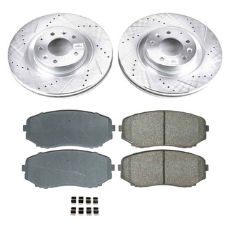 Callahan Brake Parts® - Drilled and Slotted Brake Kit