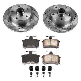 Callahan Brake Parts® - Drilled and Slotted Rear Brake Kit