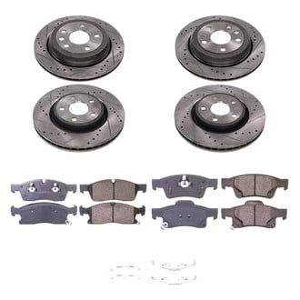 Callahan Brake Parts® - Drilled and Slotted Brake Kit