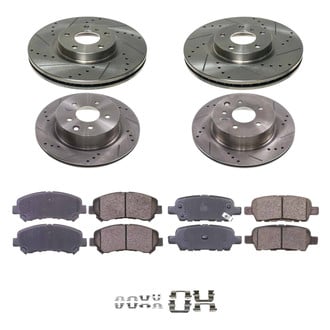 Callahan Brake Parts® - Drilled and Slotted Brake Kit
