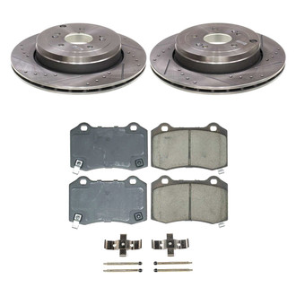 Callahan Brake Parts® - Drilled and Slotted Rear Brake Kit