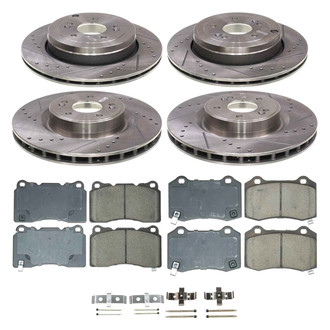 Callahan Brake Parts® - Drilled & Slotted Brake Kit