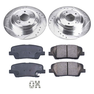 Callahan Brake Parts® - Drilled and Slotted Rear Brake Kit
