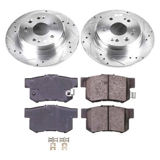 Callahan Brake Parts® - Drilled and Slotted Rear Brake Kit