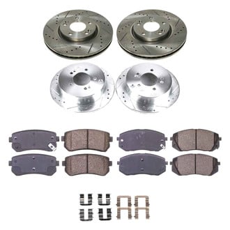 Callahan Brake Parts® - Drilled and Slotted Brake Kit