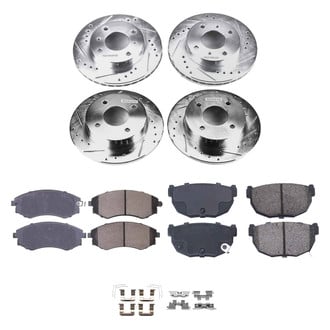 Callahan Brake Parts® - Drilled & Slotted Brake Kit