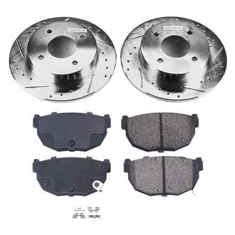 Callahan Brake Parts® - Drilled and Slotted Rear Brake Kit