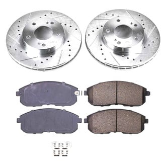 Callahan Brake Parts® - Drilled and Slotted Front Brake Kit