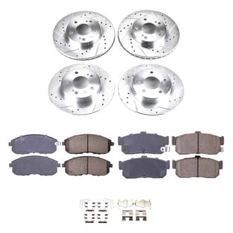 Callahan Brake Parts® - Drilled and Slotted Brake Kit