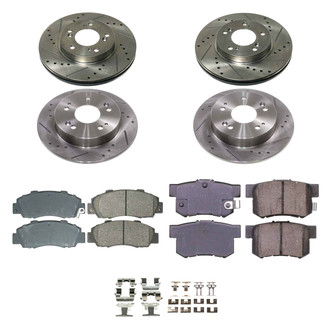 Callahan Brake Parts® - Drilled & Slotted Brake Kit