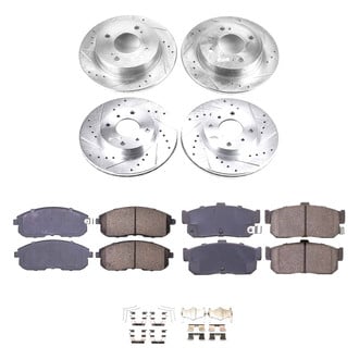 Callahan Brake Parts® - Drilled and Slotted Brake Kit