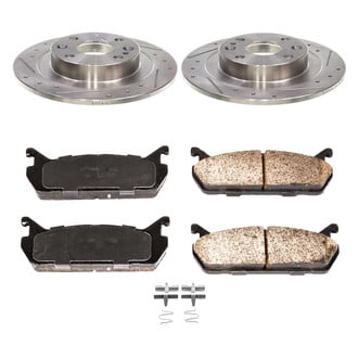 Callahan Brake Parts® - Drilled and Slotted Rear Brake Kit