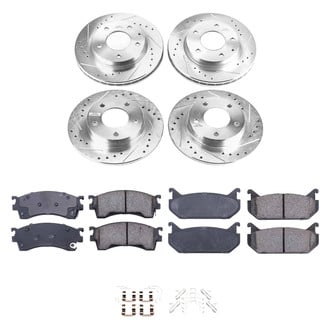 Callahan Brake Parts® - Drilled & Slotted Brake Kit