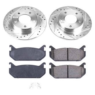 Callahan Brake Parts® - Drilled and Slotted Rear Brake Kit