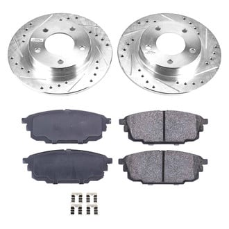 Callahan Brake Parts® - Drilled and Slotted Rear Brake Kit