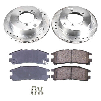 Callahan Brake Parts® - Drilled and Slotted Rear Brake Kit