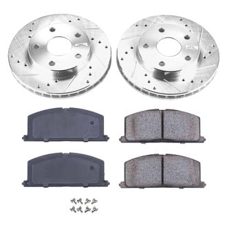 Callahan Brake Parts® K015715 - Drilled and Slotted Front Brake Kit