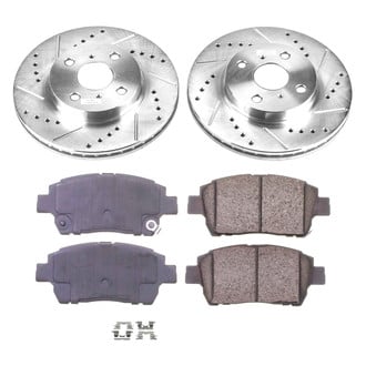 Callahan Brake Parts® - Drilled & Slotted Brake Kit