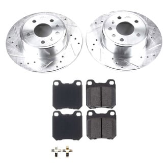 Callahan Brake Parts® - Drilled and Slotted Rear Brake Kit