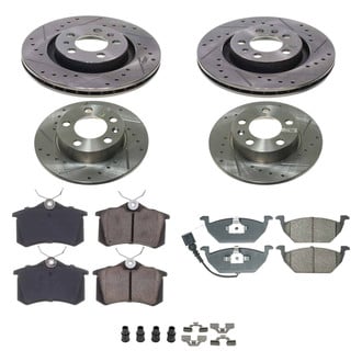 Callahan Brake Parts® - Drilled and Slotted Brake Kit