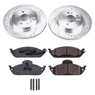 Callahan Brake Parts® - Drilled and Slotted Front Brake Kit
