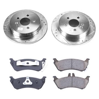 Callahan Brake Parts® - Drilled and Slotted Rear Brake Kit