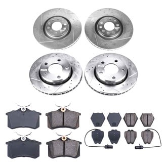 Callahan Brake Parts® - Drilled and Slotted Brake Kit