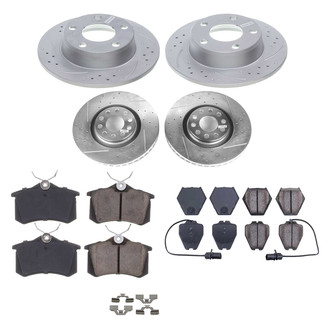 Callahan Brake Parts® - Drilled and Slotted Brake Kit